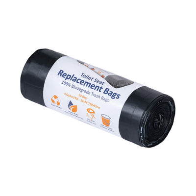 قیمت خوب 100٪ کود ذرت قابل تجزیه زیست عمده فروشی با کیفیت بالا پایدار سازگار با محیط زیست سفارشی چاپ شده کیسه زباله آنلاین