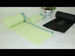 کیسه های زباله سبز قابل تجزیه با لوگو سفارشی