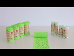 دستگیره بالا موج قابل کمپوست کیسه های زباله کاغذ پیچیده برای آشپزخانه اتاق خواب